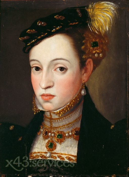 Giuseppe Arcimboldo - Erzherzogin Magdalena von Oesterreich - Archduchess Magdalena of Austria